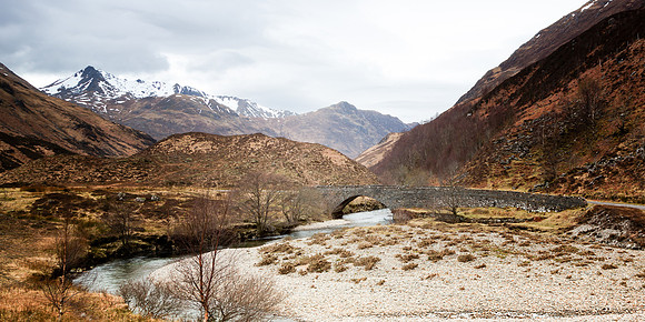 View of Scottish Highlands